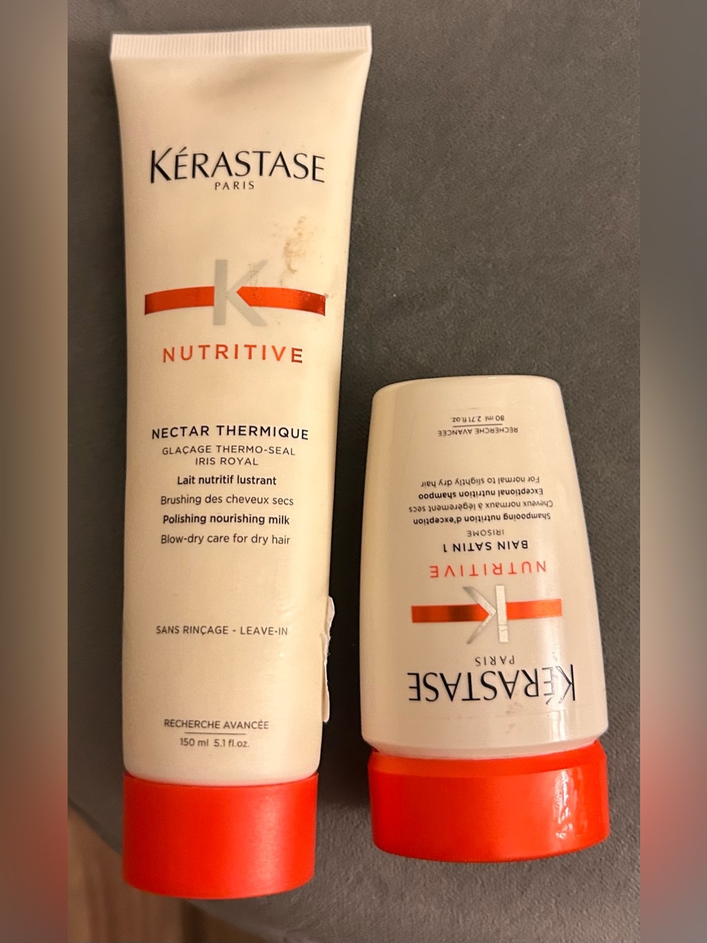 Kerastase Nutritive Bundle Nectar Thermique & Bain Satin Hair Care Set